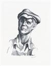 THOMAS HART BENTON Set of 5 lithographs to illustrate The Grapes of Wrath.